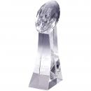 Optical Crystal Football Tower Trophy