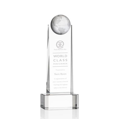 Corporate Awards - Sherbourne Globe Clear on Base Award