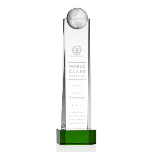 Corporate Awards - Sherbourne Globe Green  on Base Award