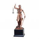 Lady Justice Victory Recognition Award on Black Base