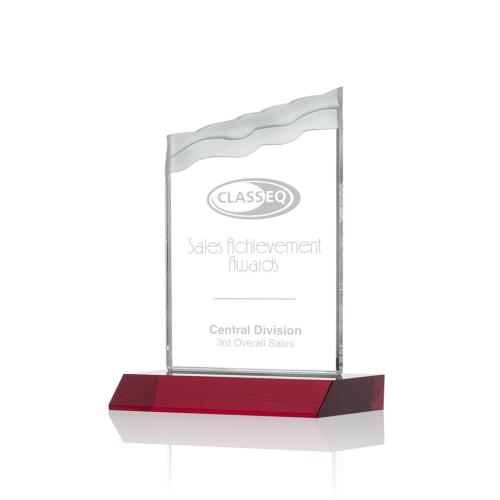Corporate Awards - Oakwood Red Peak Crystal Award