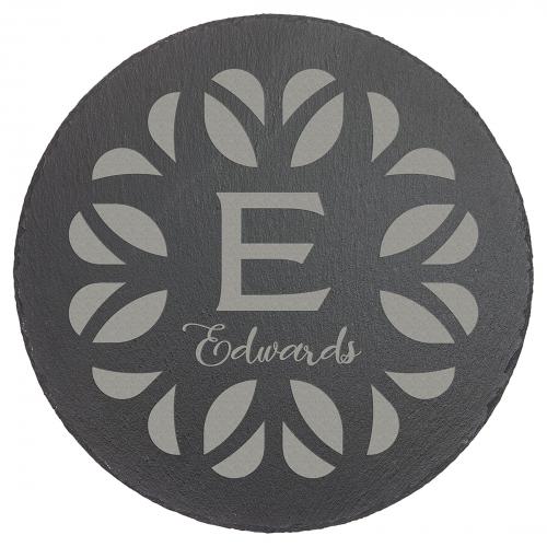 Corporate Gifts, Recognition Gifts and Desk Accessories - Round Slate Cheese Board