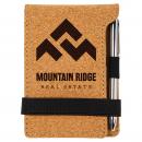Cork Mini Notepad with Pen Engraved Gifts
