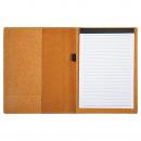 Small Rectangle Cork Portfolio Lined with Note Pad