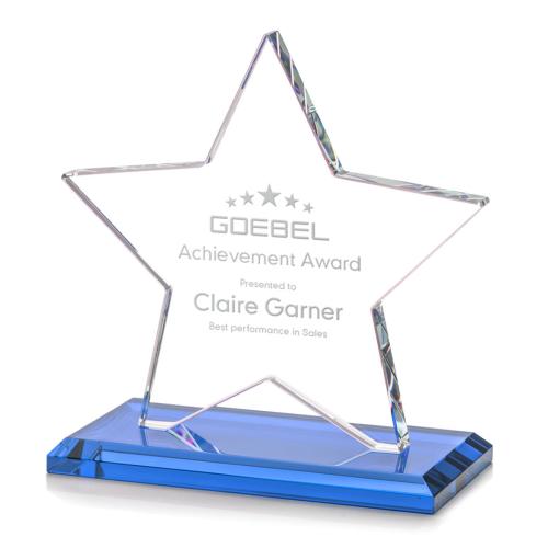 Corporate Awards - Sudbury Star Sky Blue Crystal Award