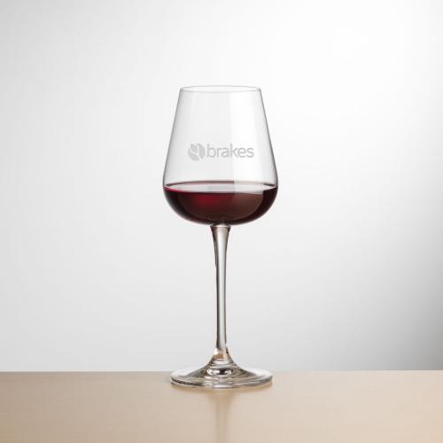 Corporate Recognition Gifts - Etched Barware - Wine Glasses - Howden Wine - Deep Etch