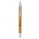 Bamboo Engraves Silver Laserable Leatherette Pen