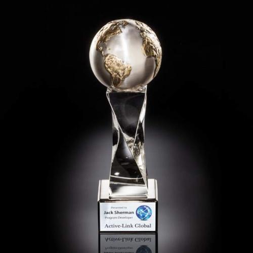Corporate Awards - Helix Spheres Metal Award