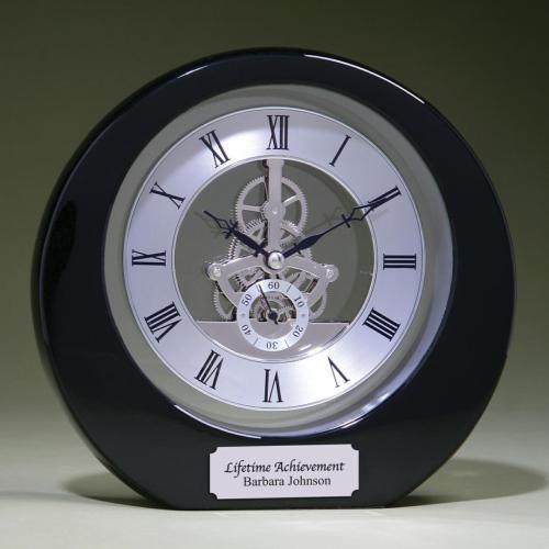 Corporate Gifts, Recognition Gifts and Desk Accessories - Clocks - Silver Accent Clock