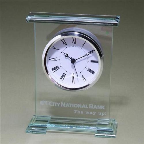Corporate Gifts, Recognition Gifts and Desk Accessories - Clocks - Jade Award Clock