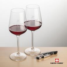 Employee Gifts - Swiss Force Opener & 2 Elderwood Wine