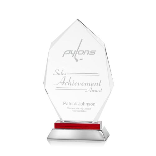 Corporate Awards - Nebraska Red Arch & Crescent Crystal Award