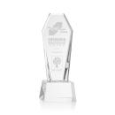 Romford Clear on Base Obelisk Crystal Award