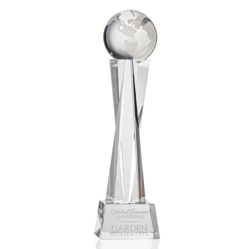 Corporate Awards - Havant Globe Optical Crystal Award