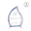 Tidworth Blue Flame Acrylic Award