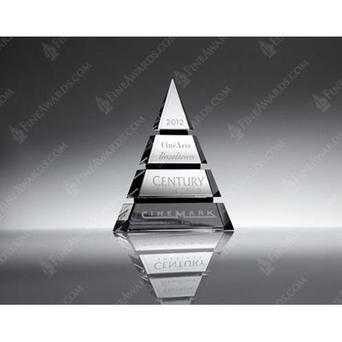 Featured - Custom Crystal Awards Gallery - Cinemark Corporate Crystal Gift