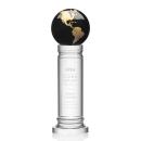Colverstone Globe Black/Gold Crystal Award