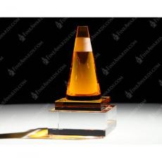 Employee Gifts - Crystal Safety Cone Awards