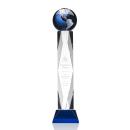 Ripley Globe Blue/Silver Crystal Award