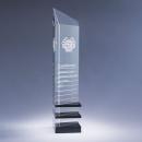 Clear & Black Optical Crystal Innovator Tower Award