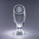 Clear Optical Crystal Profile Golf Cup