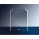 Cantebury Clear Glass Clipped Rectangle Award