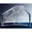 Regal Clear Glass Crescent Award