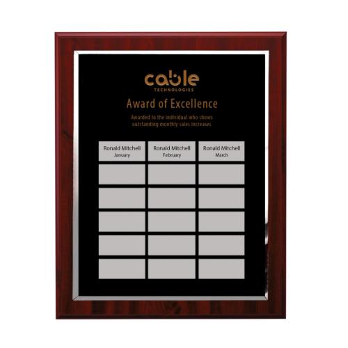 Corporate Awards - Award Plaques - Perpetual Plaques - Blackwell Perpetual - Rosewood