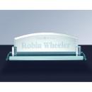 Jade Glass Arch Name Plate