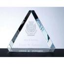 Crystal Triangle Paperweight Corporate Gift C610