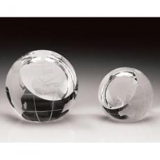 Employee Gifts - Clear Optical Crystal Sphere Paperweight