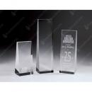 Clear Crystal Tower Plaque Award