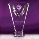Clear Optical Crystal Victory Cup