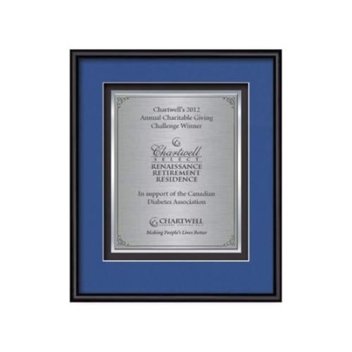 Fenestra Certificate TexEtch Black WLTT70KV1 Award Plaques