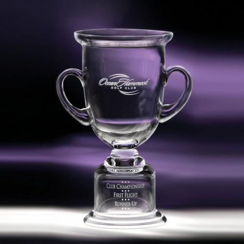 Corporate Awards - Crystal Awards - Vase and Bowl Awards - Clear Optical Crystal Adirondack Cup
