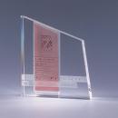 Clear & Colored Optical Crystal Chroma Plaque