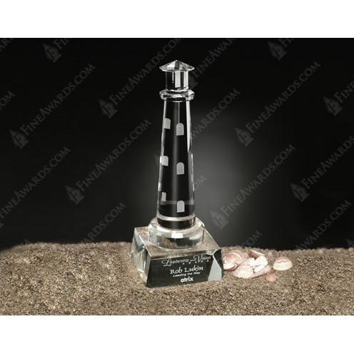 Corporate Awards - Crystal Awards - Obelisk Tower Awards - Optical Crystal Spirit Rock Lighthouse