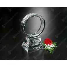 Employee Gifts - Clear Optical Crystal Corona Award