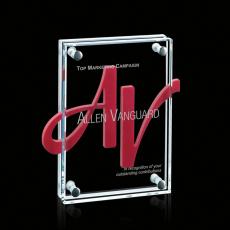 Employee Gifts - Westport Rectangle Crystal Award