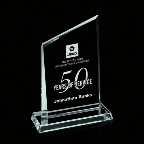 Corporate Awards - Representative Jade Peak Glass Award