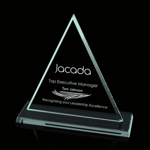 Corporate Awards - Princeton Jade Pyramid Glass Award
