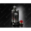 Constellation Clear Crystal Award on Black Base