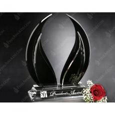 Employee Gifts - Black Crystal Wings of Peace Award
