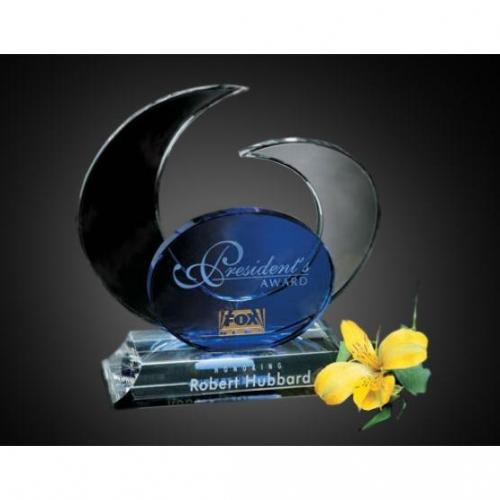 Corporate Awards - Crystal Awards - Elliptic Optical Crystal Award