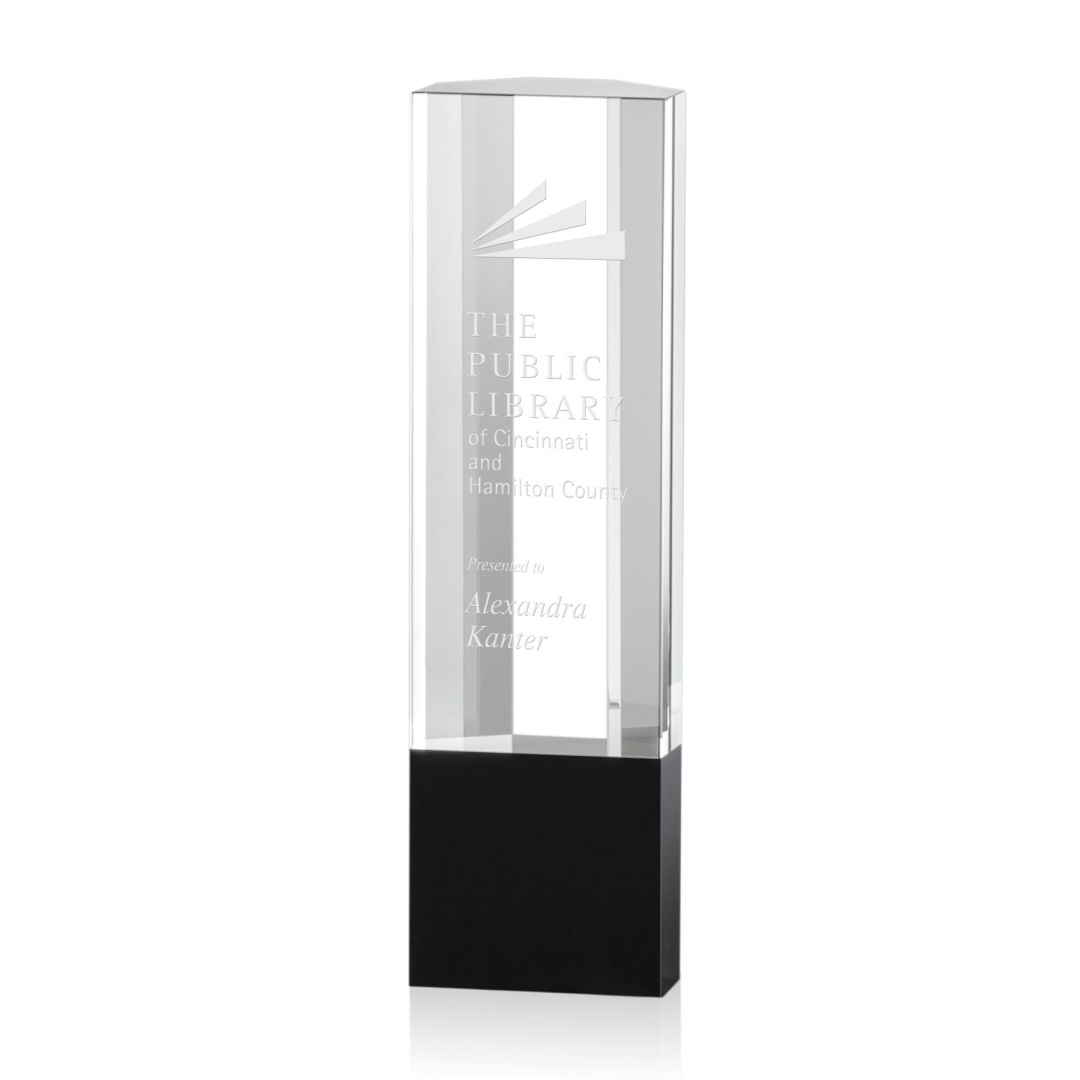 Burton Obelisk Crystal Award