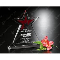 Employee Gifts - Guardian Optical Crystal Star Award