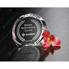 Employee Gifts - Clear Glass Achiever Award