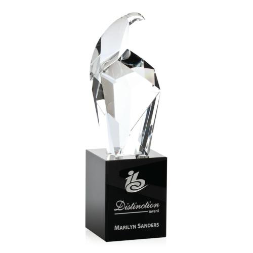 Corporate Awards - Crystal Awards - Bartolini Eagle Animals Crystal Award