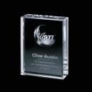 Rowland Rectangle Crystal Award