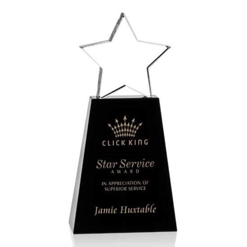 Corporate Awards - Pioneer Black Star Crystal Award